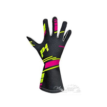 GUANTO MODELLO SPEED COLORE NERO-FUCHSIA-GIALLO FLUO