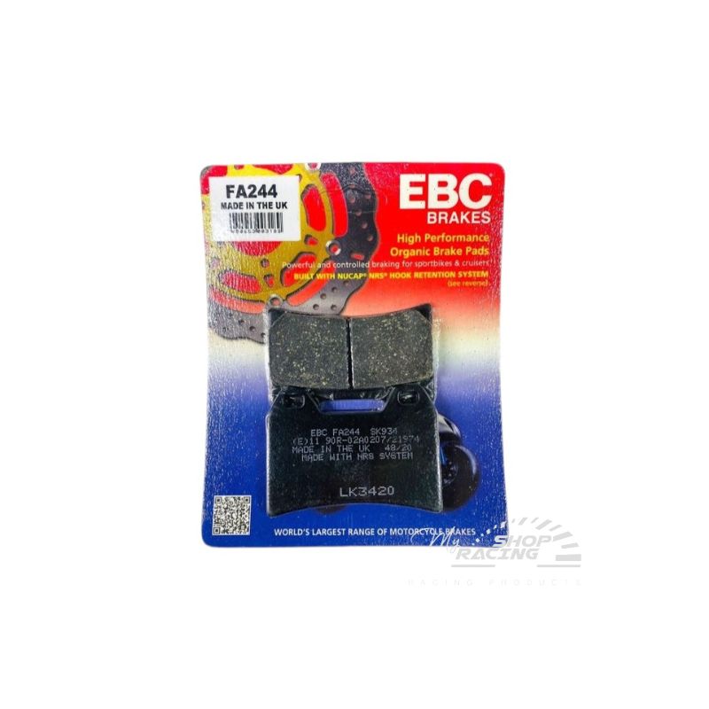 PASTIGLIE FRENO EBC MODELLO FA244