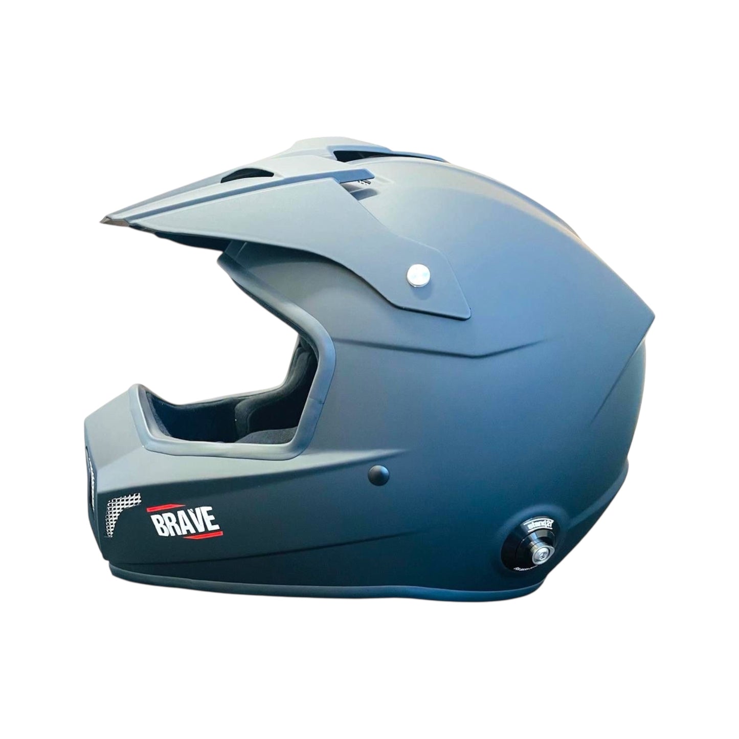 CASQUE BRAVE HOMOLOGUÉ FIA, COULEUR NOIR MAT