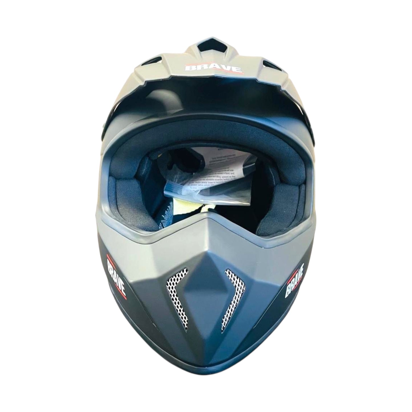 CASQUE BRAVE HOMOLOGUÉ FIA, COULEUR NOIR MAT