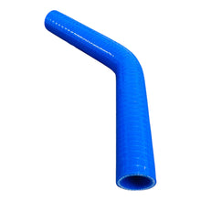CURVE IN SILICONE 45 GRADI COLORE BLU