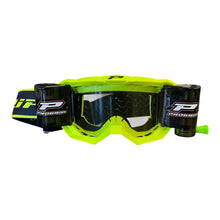 MASCHERA PROGRIP VISION GO CON ROLL OFF GIALLO FLUO MATT