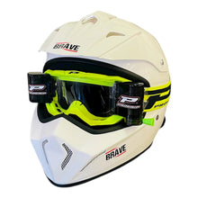 MASCHERA PROGRIP VISION GO CON ROLL OFF GIALLO FLUO MATT