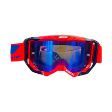 MASCHERA PROGRIP VISTA TEAR OFF ROSSO E BLU LENTE A SPECCHIO