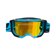 MASCHERA PROGRIP VISTA TEAR OFF TURCHESE E NERO LENTE A SPECCHIO