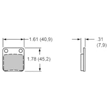 PASTIGLIE FRENO WILWOOD GP200