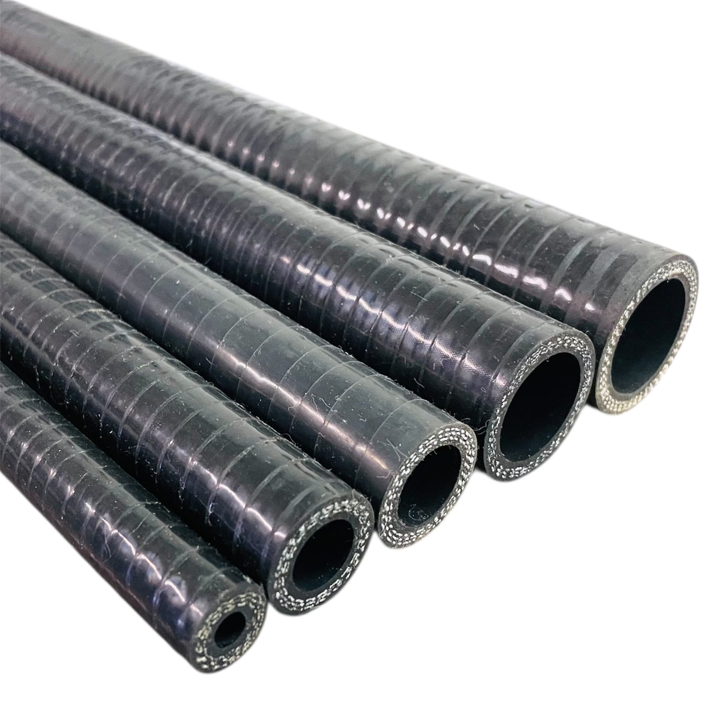 TUBI DRITTO IN SILICONE COLORE NERO